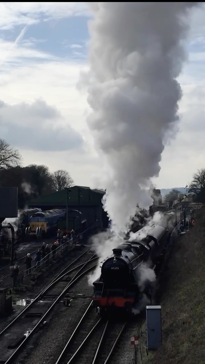 The train now departing…
